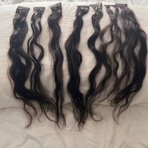 Curly hair extensions